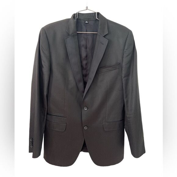 Dolce & Gabbana George Black Silk Lapels Printed single breasted blazer 38 - Picture 1 of 10